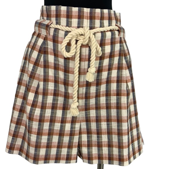 Veronica Beard Plaid Salina Short - Picture 4 of 13